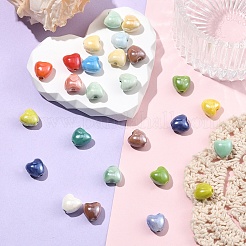 40Pcs Glazed Porcelain Beads&nbsp;PORC-YW0001-61