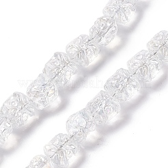 Transparent Electroplate Glass Beads&nbsp;X1-GLAA-P028-M