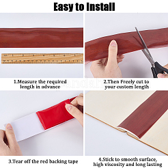 Self-Adhesive PVC Floor Door Flat Transition Strips&nbsp;DIY-WH20031-052B