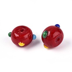 Handmade Lampwork Bumpy Beads&nbsp;LAMP-ZX003-07-02