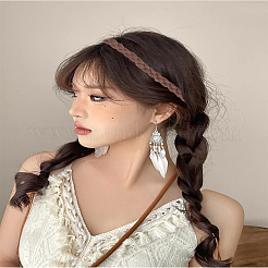 2Pcs 2 Colors Wigs Headbands&nbsp;OHAR-LP0001-39