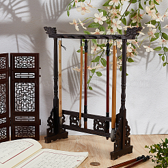 Wenge Wood Chinese Calligraphy Hanging Holder&nbsp;ODIS-WH0107-01B