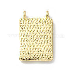 Rack Plating Brass Connector Charms&nbsp;KK-H443-01G