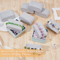 Velvet Bracelet Pillow Jewelry Displays&nbsp;BDIS-WH0010-04