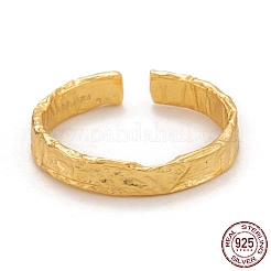 925 Sterling Silver Cuff Rings&nbsp;RJEW-H132-04G