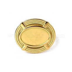 304 Stainless Steel Cuff Ring Components&nbsp;STAS-P403-03G