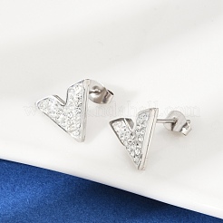 304 Stainless Steel Stud Earrings&nbsp;EJEW-Z089-39P