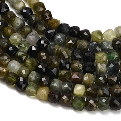 Natural Green Tourmaline Beads Strands&nbsp;GG-CBAA9B4-D01-02