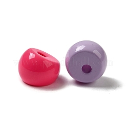 Opaque Baking Paint Acrylic Beads&nbsp;X-MACR-G064-01