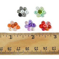 90G 5 Style Opaque & Transparent Inside Colours 3/0 Glass Seed Beads&nbsp;SEED-FS0001-15B