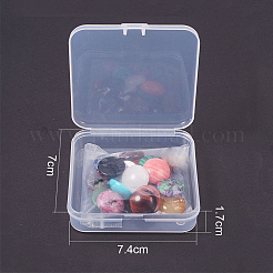 18 Kinds Natural & Synthetic Gemstone Cabochons&nbsp;G-PH0034-24