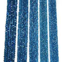 Electroplate Glass Beads Strands&nbsp;X-EGLA-A044-T4mm-L27