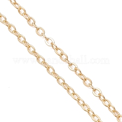 Brass Micro Pave Black Cubic Zirconia Column Bead and Love Disc Pendant Cable Chain Necklaces&nbsp;NJEW-JN05767