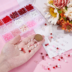 750Pcs 15 Styles Valentine's Day DIY Beads Kits&nbsp;DIY-SP0006-64A