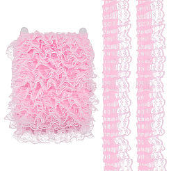 10M Polyester Pleated Lace Trim&nbsp;OCOR-CY0002-17A
