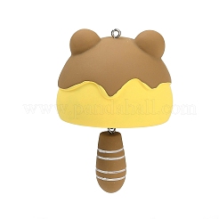 Opaque Resin Pendants&nbsp;RESI-S018-04C-P