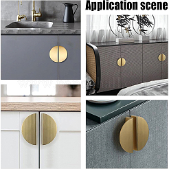Zinc Alloy Cabinet Door Knobs&nbsp;FIND-WH0106-03G