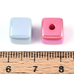 UV Plating Opaque Acrylic Beads&nbsp;PACR-N017-03