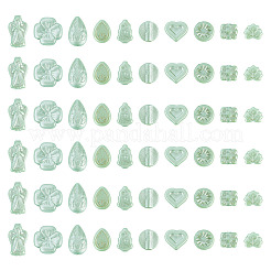 100G Pearlized Opaque Acrylic Beads&nbsp;OACR-TA0004-32B