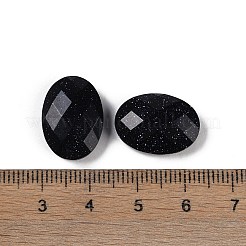 Synthetic Blue Goldstone Cabochons&nbsp;G-O175-15G-01