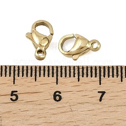 304 Stainless Steel Lobster Claw Clasps&nbsp;STAS-D218-01G-02