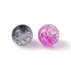 Transparent Crackle Acrylic Beads&nbsp;CACR-YW0001-09A