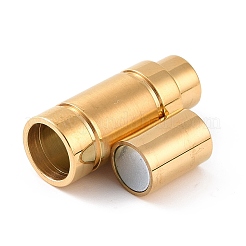 Ion Plating(IP) 304 Stainless Steel Magnetic Clasps with Glue-in Ends&nbsp;STAS-F139-078G