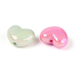 Luminous UV Plating Opaque Acrylic Beads&nbsp;OACR-N154-02B-01