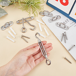 4 Sets 304 Stainless Steel Ceiling Hook Ring Hooks&nbsp;STAS-GA0001-07