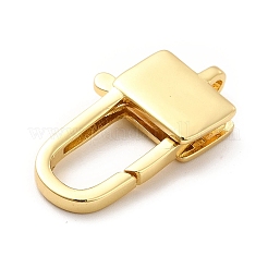 Rack Plating Brass Lobster Claw Clasps&nbsp;KK-K270-05G