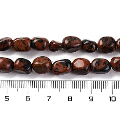 Natural Mahogany Obsidian Beads Strands&nbsp;G-G146-A30-01