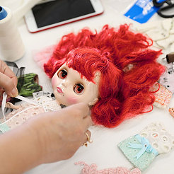 Wool Doll Hair&nbsp;DIY-WH0622-342B