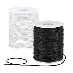 2 Rolls 2 Colors Waxed Cotton Cords&nbsp;YC-PH0001-52H