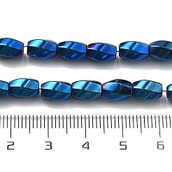Electroplated Synthetic Non-magnetic Hematite Beads Strands&nbsp;G-P545-G02-02E