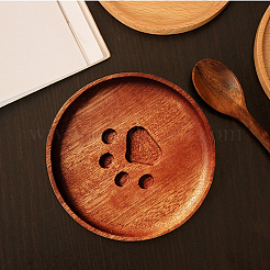 1Pc Sandalwood Cup Mats&nbsp;WOOD-DJ0001-08