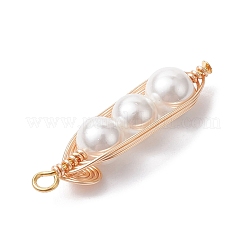 Round Shell Pearl Beaded Pendants&nbsp;PALLOY-TA00104