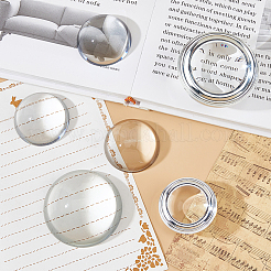 6Pcs Glass Cabochons&nbsp;GLAA-FH0001-85