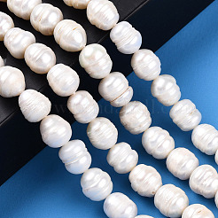 Natural Cultured Freshwater Pearl Beads Strands&nbsp;PEAR-N012-08G