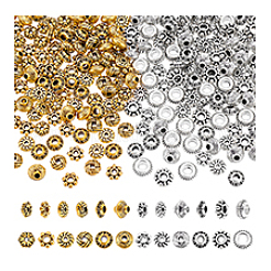 240Pcs 12 Styles Zinc Alloy Spacer Beads&nbsp;FIND-PH0025-50