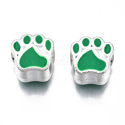 Alloy Enamel European Beads&nbsp;MPDL-T005-003-RS
