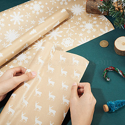 3 Rolls 3 Styles Christmas Gift Wrapping Paper&nbsp;DIY-TA0014-74
