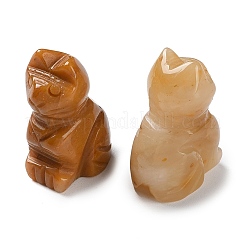 Natural Topaz Jade Carved Healing Figurines&nbsp;G-B062-04D