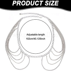 Iron Chain Belts&nbsp;AJEW-FG0003-48