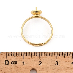 Brass Adjustable Ring Settings&nbsp;KK-A272-01A-G