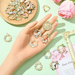 26Pcs 13 Styles Alloy Enamel Pendants&nbsp;ENAM-YW0005-13