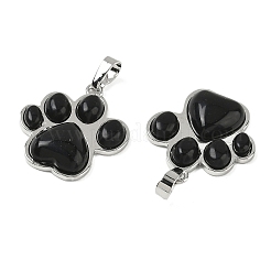 Natural Obsidian Pendants&nbsp;G-B194-02P-07