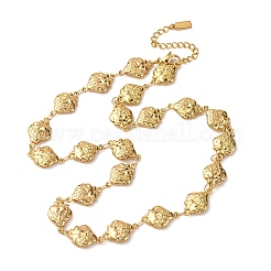 304 Stainless Steel Strawberry Link Chain Necklaces for Women&nbsp;NJEW-G178-15G