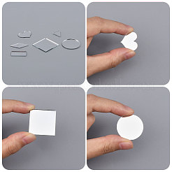 240Pcs 6 Styles Glass Mirror&nbsp;AJEW-GL0001-58