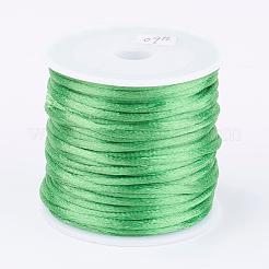 Nylon Satin Rattail Cords&nbsp;NWIR-L006-1mm-M