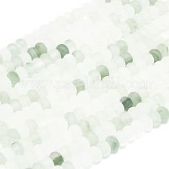 Natural Tianshan Cui Quartzite Beads Strands&nbsp;G-P575-A06-6x4mm